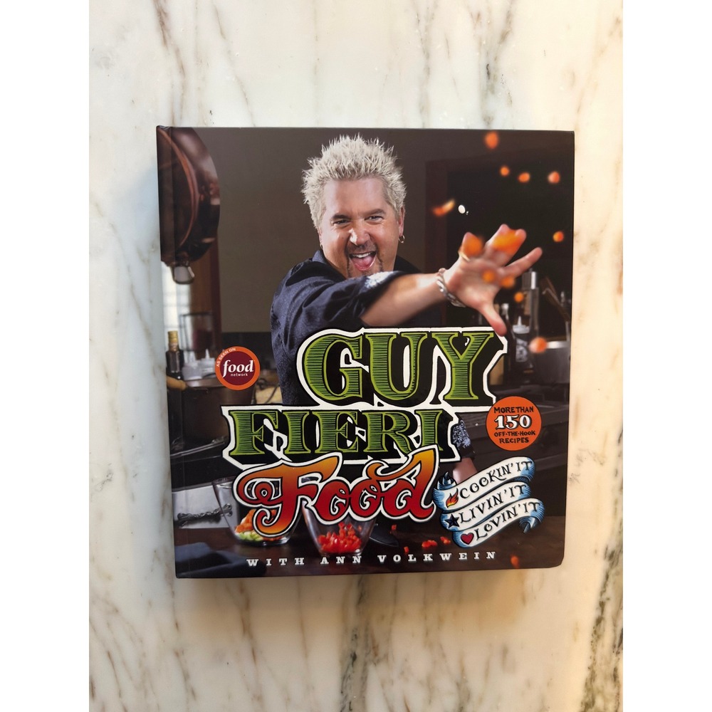 Guy Fieri Food Cookbook 2011 Food Network 150+ Recipes Hardcover